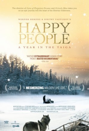 Постер к фильму Счастливые люди: Год в тайге