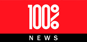Логотип канала 100% News